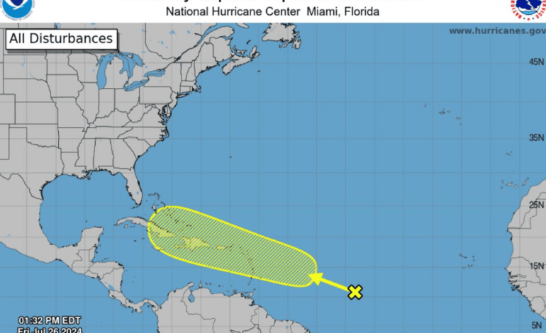 CNH alerta de posible desarrollo de disturbio tropical para la próxima semana