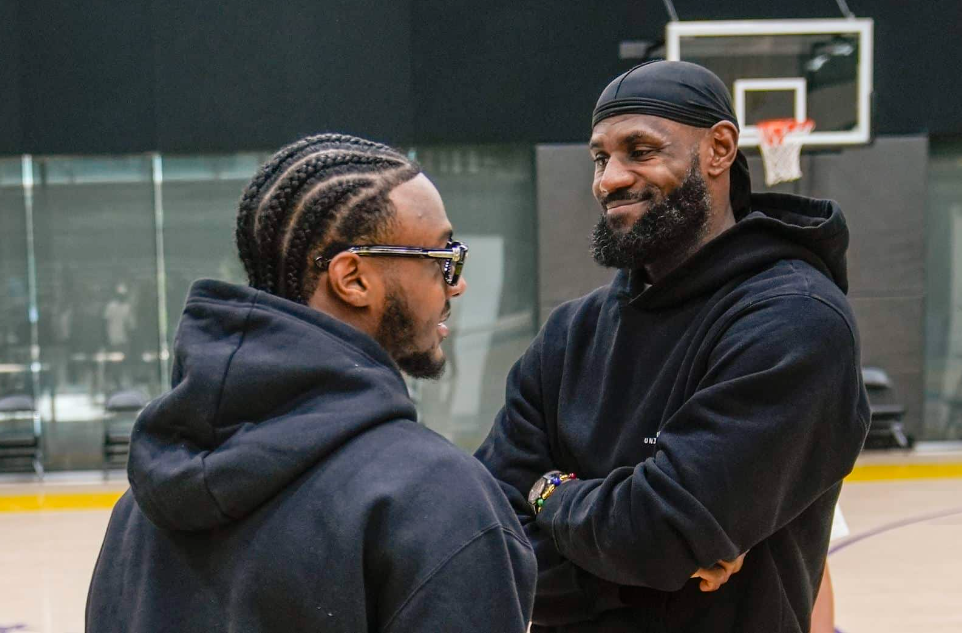 LeBron James le pone reglas a Bronny: no puede llamarlo "papá" esta temporada con los Lakers