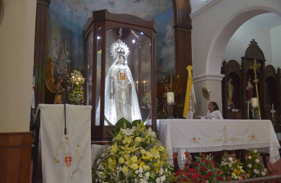 Todo listo en el Santo Cerro de La Vega para celebrar el Día de la Virgen de las Mercedes