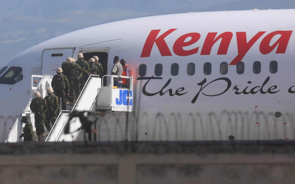 Llega a Haití nuevo contingente de policía keniana para combatir a las pandillas